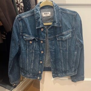 Agolde Medium Wash Blue Denim Jacket